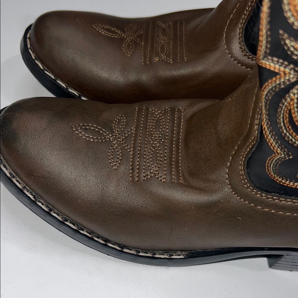 Kids Smokey Mountain Cowboy Boots size 2.5 - Picture 4 of 9